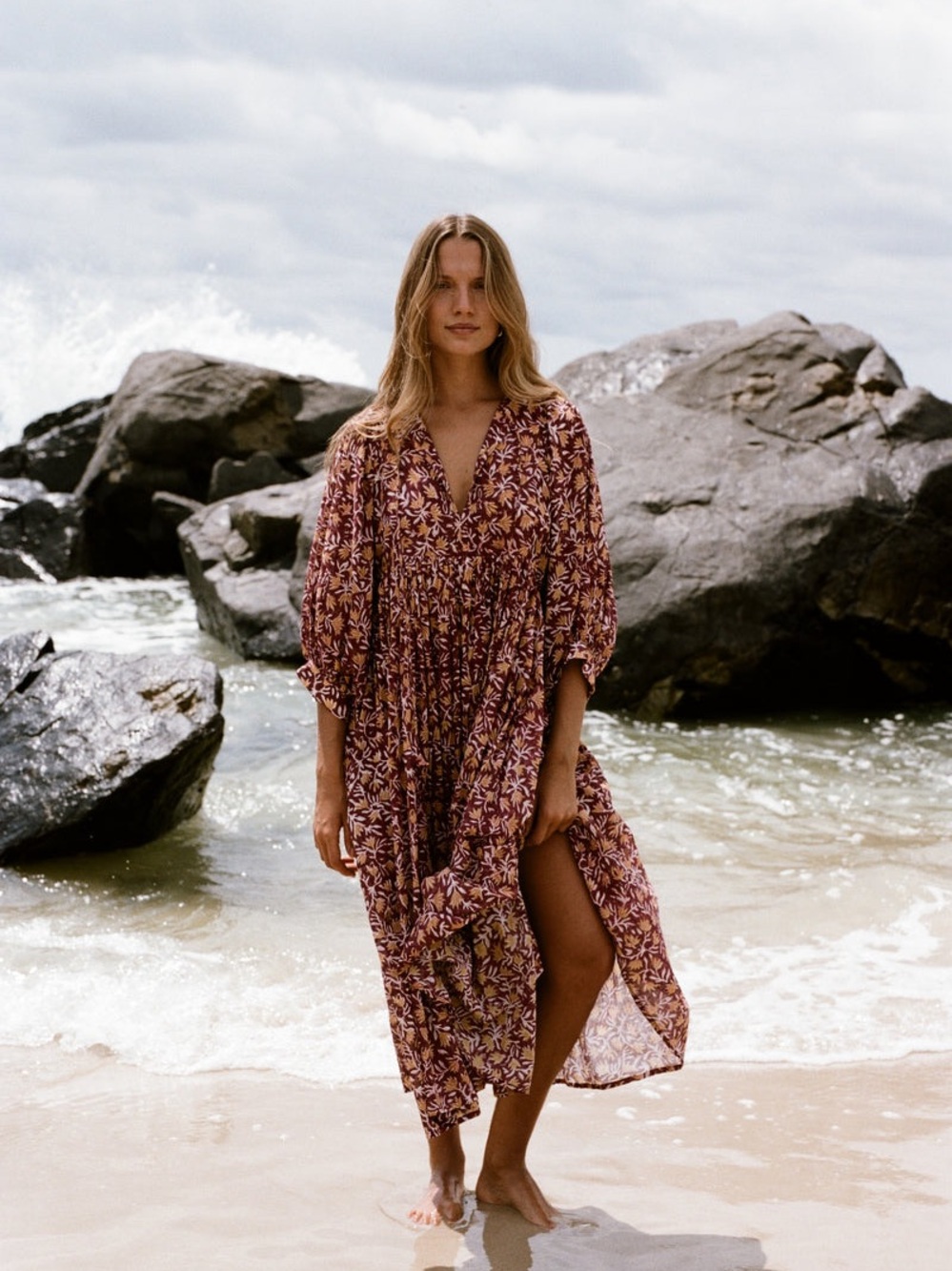 Daughters of India Kyra Dress in Sumac